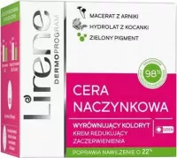 Lirene - Couperose skin - Evening redness reducing cream - day - 50 ml