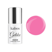 Kabos - Gelike - Color - Hybrid Nail Polish - Hybrid Varnish - 5 ml - PINK PEONIES - PINK PEONIES