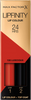 Max Factor - LIPFINITY LIP COLOUR - two-phase lipstick - 130 - LUSCIOUS - 130 - LUSCIOUS