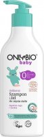 ONLYBIO - BABY - Delikatny szampon i żel do mycia ciała dla dzieci od pierwszego dnia życia - 300 ml 