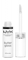 NYX Professional Makeup - BUTTER GLOSS - Kremowy błyszczyk do ust - 54 - Sugar Glass - 54 - Sugar Glass
