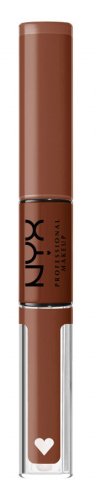 NYX Professional Makeup - SHINE LOUD HIGH PIGMENT LIP SHINE - Liquid, double-sided lipstick - 6.8 ml - TOTAL BALLER