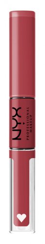 NYX Professional Makeup - SHINE LOUD HIGH PIGMENT LIP SHINE - Płynna, dwustronna pomadka do ust - 6.8 ml - MOVIE MAKER