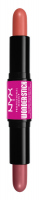 NYX Professional Makeup - WONDER STICK Dual-Ended Cream Blush Stick - Podwójny róż w sztyfcie - 2 x 4 g - 02 - HONEY ORANGE + ROSE - 02 - HONEY ORANGE + ROSE