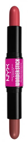 NYX Professional Makeup - WONDER STICK Dual-Ended Cream Blush Stick - Podwójny róż w sztyfcie - 2 x 4 g - 03 - CORAL + DEEP PEACH