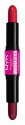 NYX Professional Makeup - WONDER STICK Dual-Ended Cream Blush Stick - Podwójny róż w sztyfcie - 2 x 4 g - 05 - BRIGHT AMBER + FUCHSIA - 05 - BRIGHT AMBER + FUCHSIA
