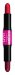 NYX Professional Makeup - WONDER STICK Dual-Ended Cream Blush Stick - Podwójny róż w sztyfcie - 2 x 4 g - 05 - BRIGHT AMBER + FUCHSIA