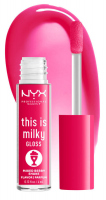 NYX Professional Makeup - This is Milky Gloss Milkshake - Błyszczyk do ust - 4 ml  - MIXED BERRY SHAKE - MIXED BERRY SHAKE