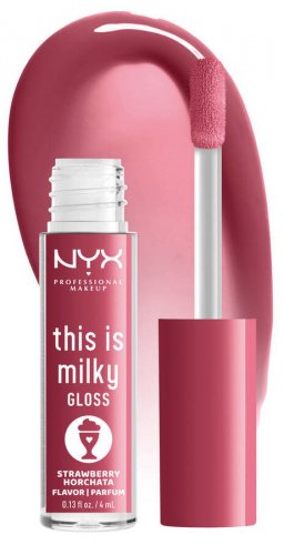 NYX Professional Makeup - This is Milky Gloss Milkshake - Błyszczyk do ust - 4 ml  - STRAWBERRY HORCHATA