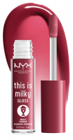 NYX Professional Makeup - This is Milky Gloss Milkshake - Błyszczyk do ust - 4 ml  - MALT SHAKE - MALT SHAKE