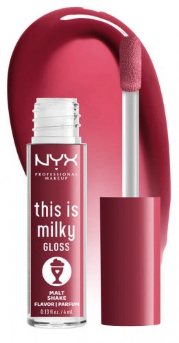 NYX Professional Makeup - This is Milky Gloss Milkshake - Lip gloss - 4 ml - MALT SHAKE