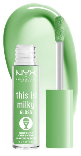 NYX Professional Makeup - This is Milky Gloss Milkshake - Błyszczyk do ust - 4 ml  - MINT CHOC CHIP SHAKE
