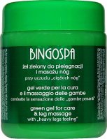 BINGOSPA - Green Gel Verde for Care & Leg Massage - Zielony żel do pielęgnacji i masażu nóg - 500 G