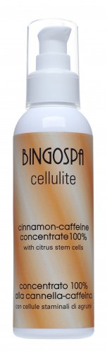 BINGOSPA - Cellulite - Cinnamon-Caffeine  Concentrate 100% - Cynamonowo-kofeinowy koncentrat z komórkami macierzystymi - 150g