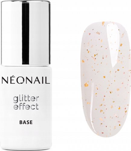 NeoNail - Hybrid Glitter Effect Base - 7.2 ml - NUDE SPARKLE