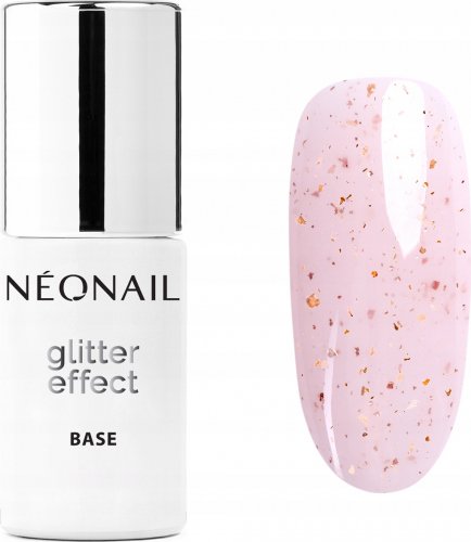 NeoNail - Hybrid Glitter Effect Base - 7.2 ml - PINK SPARKLE