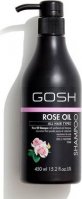 GOSH - Rose Oli Shampoo - Szampon do włosów z olejkiem różanym - 450 ml 