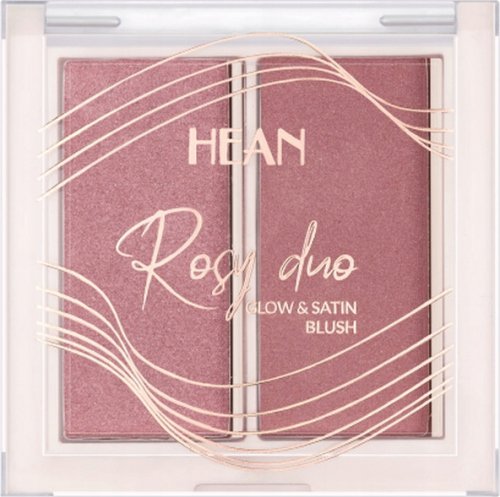 HEAN - ROSY DUO - Glow & Satin Blush - Podwójny róż do twarzy - 6 g - RD2 - LOVELY