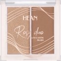 HEAN - ROSY DUO - Glow & Satin Blush - Double face blush - 6 g - RD3 - GLAMOUR - RD3 - GLAMOUR
