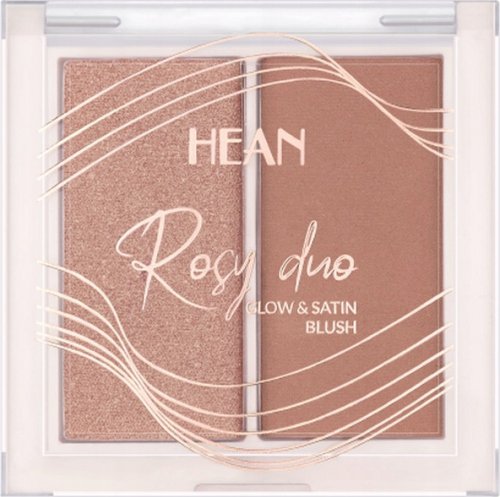 HEAN - ROSY DUO - Glow & Satin Blush - Double face blush - 6 g - RD4 - SENSUAL