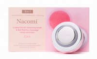 Nacomi - Facial Massager & Cleansing Brush - Dwustronna szczoteczka do twarzy różowa - OMI 