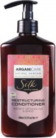 ARGANICARE - SILK - RESTRUCTURING CONDITIONER - Conditioner with silk for detangling hair - 400 ml