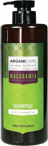 ARGANICARE - MACADAMIA - SHAMPOO - Szampon do suchych i zniszczonych włosów z olejem makadamia - 1000 ml 