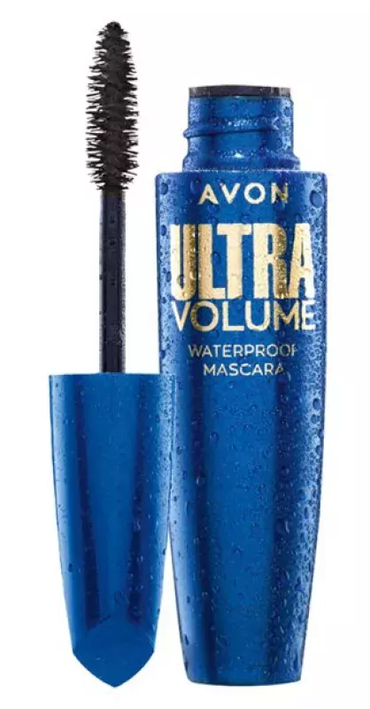 Водостойкая тушь Avon Ultra Volume Waterproof для объёма, оттенок Brown Black, 10 мл