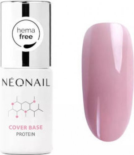 NeoNail - COVER Base Protein - Protein colored nail base - 7.2 ml - 9479-7 - DARK ROSE