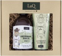 LaQ - Dzikus z Lasu - Gift Set for Men - 8in1 Shower Gel 500 ml + Body Lotion 200 ml