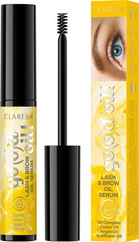 CLARESA - GO (O) D OIL! - LASH & BROW OIL SERUM - Oil serum for eyelashes and eyebrows - 8 g
