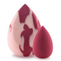 Boho Beauty - Makeup Sponge - Zestaw 2 gąbek do makijażu - Pinky Berry Medium Cut + Mini Berry 