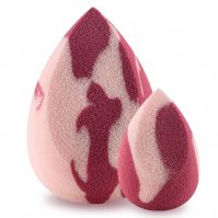 Boho Beauty - Makeup Sponge - Set of 2 make-up sponges - Pinky Berry Medium Cut + Mini Cut
