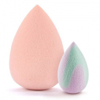 Boho Beauty - Makeup Sponge - Zestaw 2 gąbek do makijażu - Pink Medium + Mini Pastel Vibes 