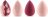 Boho Beauty - Set of 4 make-up sponges - Pinky Berry