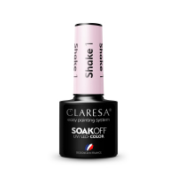 CLARESA - SOAK OFF UV / LED - MILKSHAKE - Hybrid nail polish - 5 g - SHAKE - 1 - SHAKE - 1
