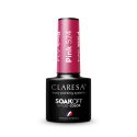 CLARESA - SOAK OFF UV / LED - CLASSIC LOOK - Hybrid nail polish - 5 g - PINK - 524 - PINK - 524