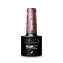 CLARESA - SOAK OFF UV / LED - CLASSIC LOOK - Hybrid nail polish - 5 g - BROWN - 305 - BROWN - 305