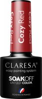 CLARESA - SOAK OFF UV / LED - WARM FEELINGS - Hybrid nail polish - 5 g