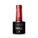 CLARESA - SOAK OFF UV / LED - WARM FEELINGS - Hybrid nail polish - 5 g - RED 419  - RED 419