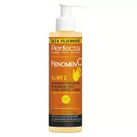 Perfecta - FENOMEN C - Smoothing Hand, Nail & Cuticle Vitamin Cream - Witaminowe rękawiczki - Wygładzający krem do rąk, paznokci i skórek - 195 ml 