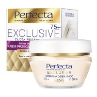 Perfecta - EXCLUSIVE - GOLD REGENERATION - Strongly rebuilding anti-wrinkle cream 75+ Day/Night - 50 ml