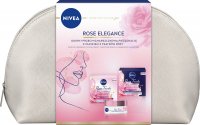 Nivea - ROSE ELEGANCE - Zestaw prezentowy do pielęgnacji skóry dojrzałej - Przeciwzmarszczkowy krem na dzień 50 ml + Przeciwzmarszczkowy krem na noc 50 ml + Kosmetyczka