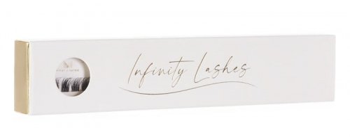 Many Beauty - Infinity Lashes Nr. 03 - Kępki rzęs na długim bezbarwnym pasku - 28 sztuk