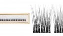 Many Beauty - Infinity Lashes Nr. 03 - Tuft eyelashes on a long colorless strip - 28 pcs - C-8mm - C-8mm