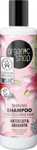 ORGANIC SHOP - SHINING SHAMPOO FOR COLORED HAIR- Vegan, certified shampoo for colored hair increasing shine - 280 ml