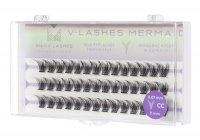 Many Beauty - ManyLashes - V-LASHES MERMAID - Silk Eyelashes Individuals - Jedwabne rzęsy w kępkach - 0,07mm