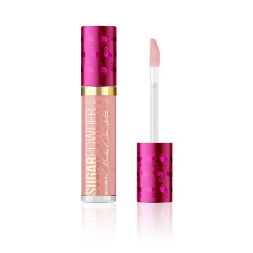 CLARESA - SUGAR POWDER - Lipgloss by Klaudia Cukier Puder - Błyszczyk do ust - 4,2 g - 03 - NATURAL