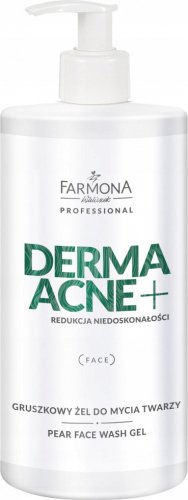 Farmona Professional - DERMA ACNE+ Pear Face Wash Gel - Gruszkowy żel do mycia twarzy - 500 ml 