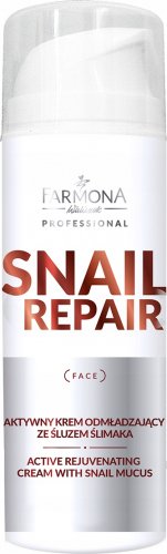 Farmona - Snail Repair - Active Rejuvenating Cream - Odmładzający krem do twarzy ze śluzem ślimaka - 150 ml